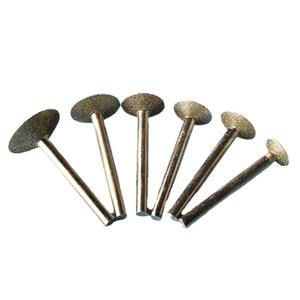 หัวเจียรเพชรแบบแบนกลม อุปกรณ์เสริมเครื่องมือโรตารี่โลหะ สำหรับงานเจียรเครื่องประดับ DIY - Product Image 1