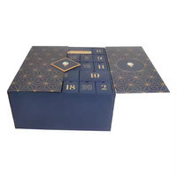 Boîte de maquillage de luxe de haute qualité de longue durée Kit de Noël de maquillage de luxe drôle calendrier de l'avent cosmétique avec boîte à tiroirs