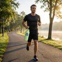 Thermos de sport en acier inoxydable 304 de 500 ml, vente en gros, pour les voyages en plein air, avec logo personnalisé