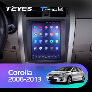 Reproductor de vídeo Multimedia navegación GPS <span class=keywords><strong>TEYES</strong></span> TPRO 2 para Toyota <span class=keywords><strong>Corolla</strong></span> 10 E140 E150 2006 - 2013 para pantalla de estilo Tesla Radio de coche - Product Image 2