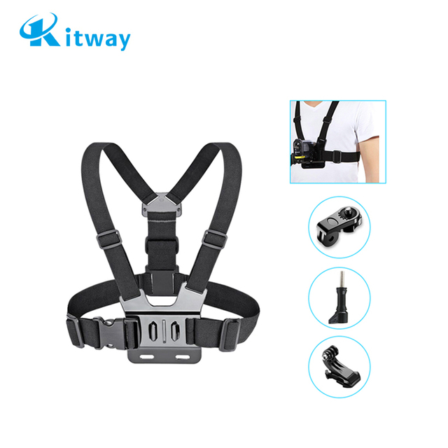 4in1 Adjustable Elastic Quick Clip High Quality Shock Resistant Mobile Phone Holder Action Camera Chest Harness Strap Mount