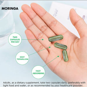 Commercio all'ingrosso della fabbrica <span class=keywords><strong>Moringa</strong></span> capsula rigida 90 Capsule antiossidante integratore alimentare per adulti - Product Image 4