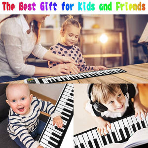 Mini clavier <span class=keywords><strong>numérique</strong></span> portable USB en silicone pour enfants et bébés, type <span class=keywords><strong>piano</strong></span> - Product Image 6