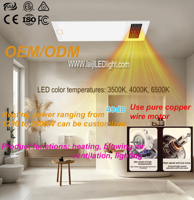 Ventilateur de plafond intelligent certifié SAA RCM CE FCC PTC avec déshumidification, éclairage infrarouge filaire, portable et sur pied pour la maison