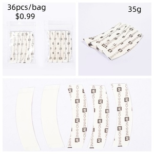 36 pièces/<span class=keywords><strong>lot</strong></span> Bande adhésive double face sans brillance pour perruque et postiche, forte adhérence, outils d'extension capillaire - Product Image 2