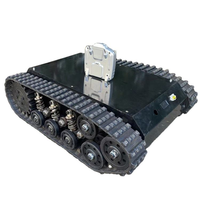 Nouvelle plateforme de chargement robotisée à chenilles en caoutchouc pour usage domestique, capacité de charge de 100 kg/800 kg, châssis de véhicule sur chenilles personnalisé