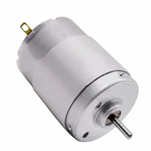 มอเตอร์ RS385 DC ไมโครความเร็วสูง 12V/24V 4000/8000 รอบต่อนาที แปรงถ่าน สำหรับเครื่องใช้ไฟฟ้าในบ้านอัจฉริยะ พัดลม เรือ และไดร์เป่าผม DIY - Product Image 1