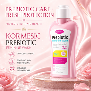 Ensemble de soins féminins prébiotiques Kormesic Private Label, soins intimes pour femmes, gel lavant féminin halal naturel, crème nettoyante douce - Product Image 6
