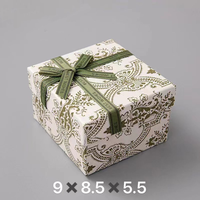 Caja de Regalo Rectangular de Papel Recubierto Ecológico de Múltiples Colores para un Solo Reloj con Almohada, Venta al Por Mayor