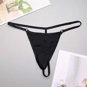 Venta al por mayor para hombre Mini Bikini Sexy Low-rise Transparencia Ropa interior Bulge Pouch <span class=keywords><strong>G</strong></span>-<span class=keywords><strong>string</strong></span> Tanga Calzoncillos Bragas - Product Image 2