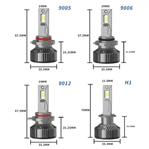Lâmpadas LED 12V9005HB3 de alta qualidade para faróis de carro Land Cruiser 100 e Corolla Verso