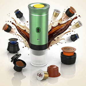 Cafetera Portátil 2026 3 en 1 para Cápsulas/Café Molido/Bolsitas de Té, Cafetera Espresso Inteligente de un Toque, 20 Bares - Product Image 1