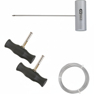 Ensemble d'outils de réparation de pare-brise Fil de piano en laiton tressé Équipement de réparation de carrosserie - Product Image 1