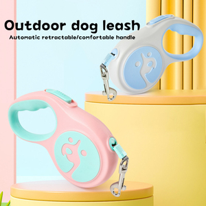 Durevole retrattile facile controllo automatico 3/5m guinzaglio per cani in Nylon piombo per gatti che estende la marcia per camminare Roulette di trazione per cucciolo - Product Image 2