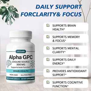 Capsules OEM Alpha-GPC : Complément de choline pour soutenir la fonction cérébrale et la santé neuronale - Product Image 2
