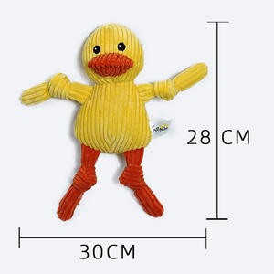 Giocattoli di Lusso Ecologici Interattivi per Cani, Gusto Pollo, Corda Masticabile con Suono, Resistente ai Morsi, Motivo Animale, Novità per Animali Domestici - Product Image 3