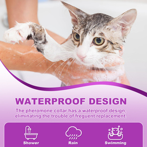 4er Pack Pet Adjusta ble Pheromon Calming Collar für Katzen Linderung Angst Stress dauert 60 Tage - Product Image 5