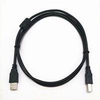 Cable USB 2.0 de Alta Velocidad, Económico, Macho Tipo A a Macho Tipo B, Niquelado, para Impresora, Escáner y Computadora