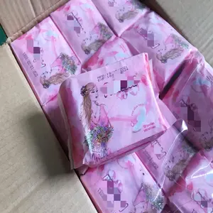 China a grade uso noturno super asas personalizados senhoras tamanho da almofada macia senhora cuidados almofada absorventes higiênicos algodão orgânico sanitárias pad