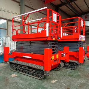 14 मीटर क्रॉलर कैंची लिफ्ट प्लेटफॉर्म/मिनी क्रॉलर इलेक्ट्रिक कैंची लिफ्ट प्लेटफॉर्म/स्व-चालित इलेक्ट्रिक ट्रैक कैंची लिफ्ट - Product Image 4