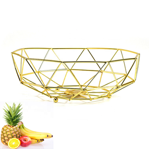 Mode créatif <span class=keywords><strong>bureau</strong></span> maison support <span class=keywords><strong>de</strong></span> banane en métal cuivre placage Fer fruits <span class=keywords><strong>panier</strong></span> - Product Image 5