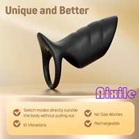 Vibrierender Penisring Penishülle Vibrator Penisverlängerung Erotikspielzeug für Männer Penis- und Hodenstimulation Penisring-Vibrator