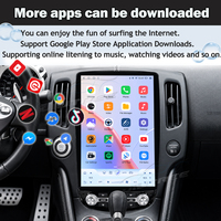 Radio Mobil Android 15 Carplay 14,5 Inci Untuk Nissan 370Z 2008-2019 Layar Sentuh Stereo Mobil Navigasi Pemutar Video GPS Head Unit