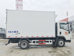 รถบรรทุก Dongfeng 4X2การขนส่งเนื้อสัตว์รถบรรทุกห้องเย็นสำหรับขาย - Product Image 5