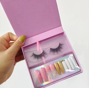3D Vegan Faux Mink Eyelash <b>Kit</b> with Tweezer Mixed Length <b>Lashes</b> Eyeliner Glue Pen - Product Image 4