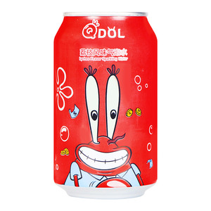 Agua con Gas con Sabor a Lima Qdol Spongebob, 330 ml, <span class=keywords><strong>Refresco</strong></span> con Sabores a Uva, Melocotón Blanco, Lichi y Mango en Envase <span class=keywords><strong>de</strong></span> Botella - Product Image 5