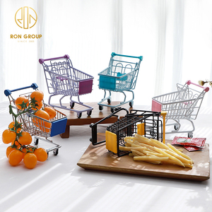 <span class=keywords><strong>Venta</strong></span> caliente restaurante cocina Mini <span class=keywords><strong>supermercado</strong></span> carrito <span class=keywords><strong>de</strong></span> la compra varios colores Metal Snacks Trolley - Product Image 4