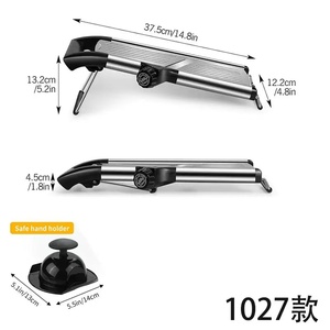 2026 High Quality All in One Adjustable Manual Vegetable Mandoline Slicer Stainless Steel Slicer - Product Image 5