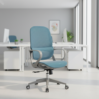 Chaise de bureau ergonomique en maille de haute qualité, pivotante et réglable, pour ordinateur, de luxe, exécutive, commerciale et moderne, vente en gros
