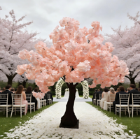 Huis Hotel RESTAURANT Decoratie Simulatie Plant Bloesem Kunstmatige Sakura Kersenbloesem Bomen