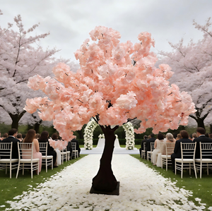 Décoration de maison, hôtel, restaurant, plante artificielle, fleur de cerisier artificielle, arbres de cerisier artificiels - Product Image 5