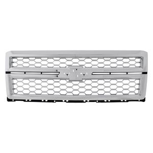 Calandre avant pour <span class=keywords><strong>2014</strong></span> 2015 <span class=keywords><strong>Chevrolet</strong></span> <span class=keywords><strong>Silverado</strong></span> 1500 LS | LT | LTZ | W/T avec rallye Pkg sans <span class=keywords><strong>Z71</strong></span> Pkg Chrome Mesh Grill GM1200712 23259624 - Product Image 1