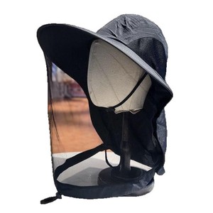 Sombrero protector para exteriores con protección facial, protección solar, malla transpirable para pesca y apicultura, visera gris - Product Image 5