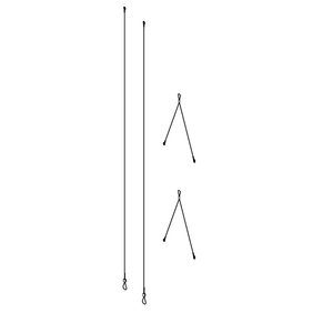 Kit Sospensione Beghelli, Altezza 30 Cm, Larghezza 11 Cm, Profondità 7 Cm, Peso 0,15 Kg, Accessorio per Illuminazione - Product Image 1