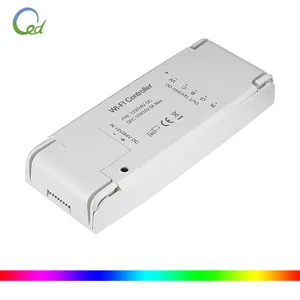 Pengontrol Remote Kontrol Nirkabel Strip RGB Melalui Aplikasi Kehidupan Pintar Obral Besar Pengendali Strip LED RGBCW WiFi 2.4G