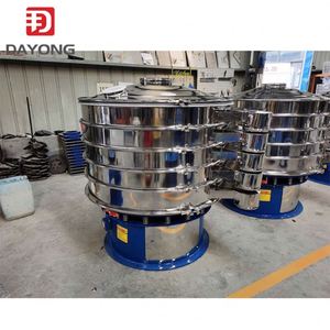 Tamiz vibratorio eléctrico de acero inoxidable para salsa de soja con componente clave de motor - Product Image 3