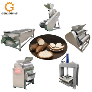 Máquina de procesamiento de harina de mandioca, producción de harina de mandioca para planta de harina de mandioca