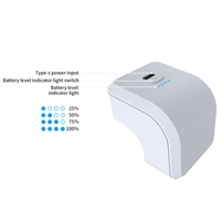 Batterie externe sans fil Dobe 1600 mAh, pack de batteries au lithium, port USB-C pour manette d'origine, fonctions complètes, garantie 1 an