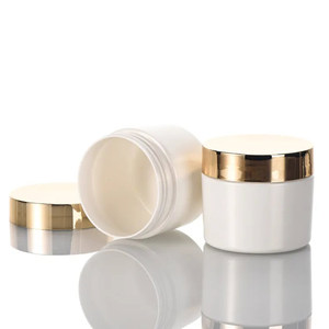 Luxury Plastic Jars With Lids Pet Round Plastic Body Butter Scrub Jars 120g 150g 200g 300g 500g Cosmetic Jar Wholesa