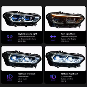 Faros Delanteros LED AURON para X5 G05 G18 2019-2023, 12V 6000K, 36W 6000 Lúmenes, Forma de Bombilla D2H, Actualización Retrofit, Ajuste Universal - Product Image 3