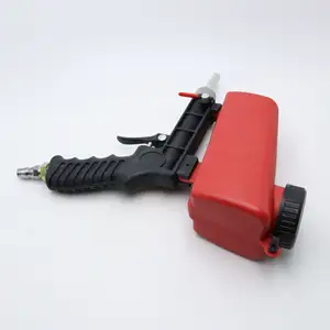 Hoge Kwaliteit Zwaartekracht Pneumatische Kleine Handheld Spuitpistool Set Pistool Pistool Voor Autolak En Roest Verwijderen