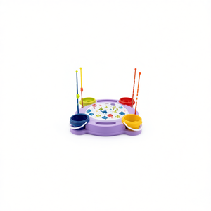 Fishing Tray Plastic 2-Color Mix For 2 To 4 Years Parent-child Music Toy Unisex - Product Image 1