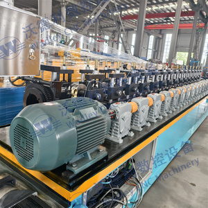 เครื่องขึ้นรูปเหล็กเส้นรูปตัวซีแบบอัตโนมัติความเร็วสูง ควบคุมด้วย PLC สำหรับโครงเหล็กกันสาดและโครงเหล็กตัวซี  ขาย - Product Image 6