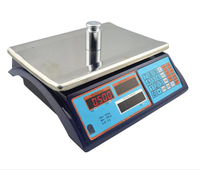 Balance numérique Beichen BC-807 bleu foncé avec triple affichage LCD rouge, usage commercial, capacité 40 kg/10 g, compatible OEM