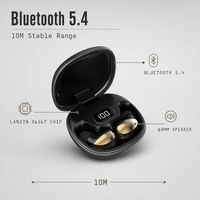 Écouteurs sans fil Bluetooth 5.4 TWS, écouteurs stéréo 8 mm, étui de charge Type C, 4 heures d'autonomie, écouteurs intra-auriculaires mains libres