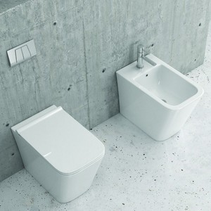 LITOS-TF Kamalu Bidet Senza Cornice a Parete, Accessori per Bagno - Product Image 1